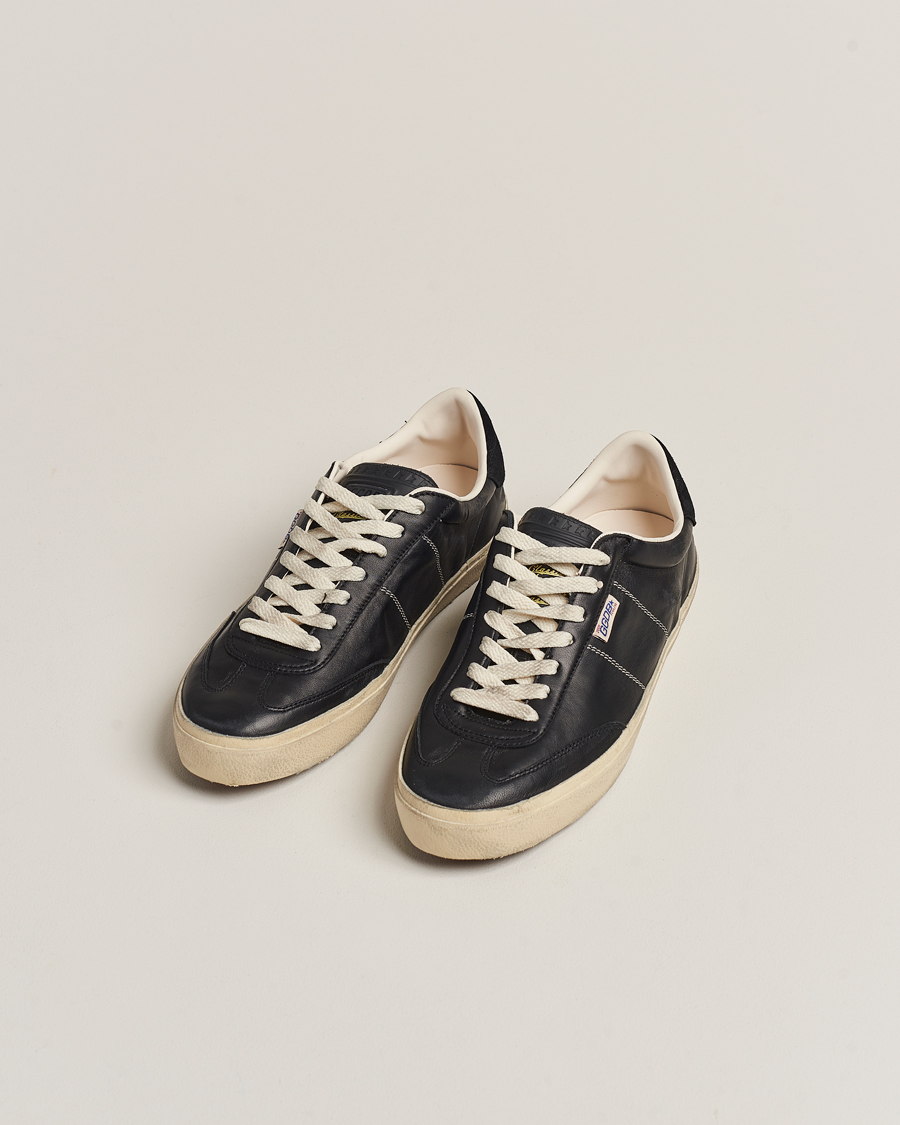 Herren | Golden Goose Soul-Star Sneakers Black Calf | Golden Goose | Soul-Star Sneakers Black Calf