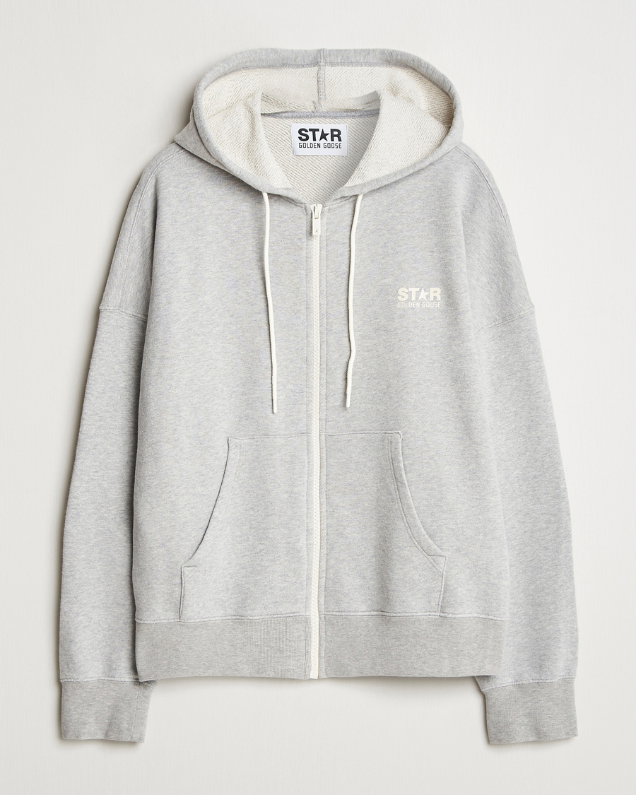 Herren | Pullover | Golden Goose | Full Zip Hoodie Light Grey