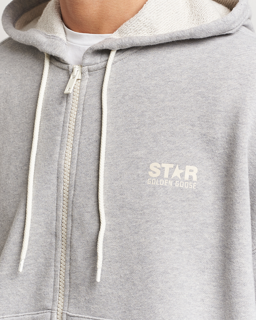 Herren | Pullover | Golden Goose | Full Zip Hoodie Light Grey