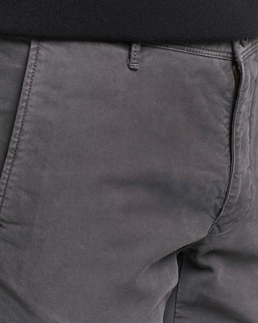 Herren | Hosen | Incotex | Slim Fit Garment Dyed Slacks Dark Grey