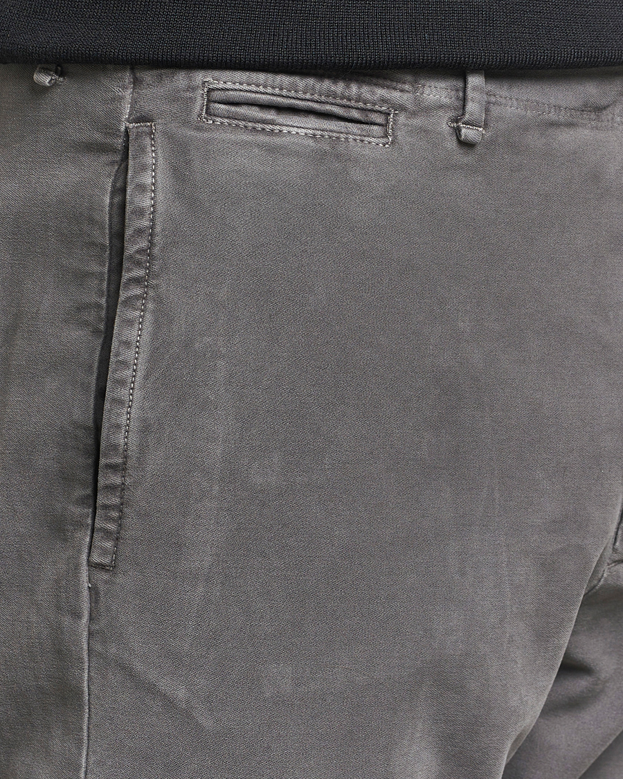Herren | Hosen | Incotex | Regular Fit Moleskin Slacks Dark Grey