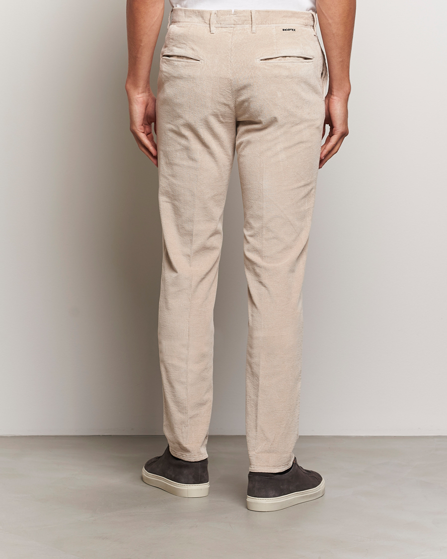 Herren | Hosen | Incotex | Slim Fit Leisure Cord Slacks Light Beige