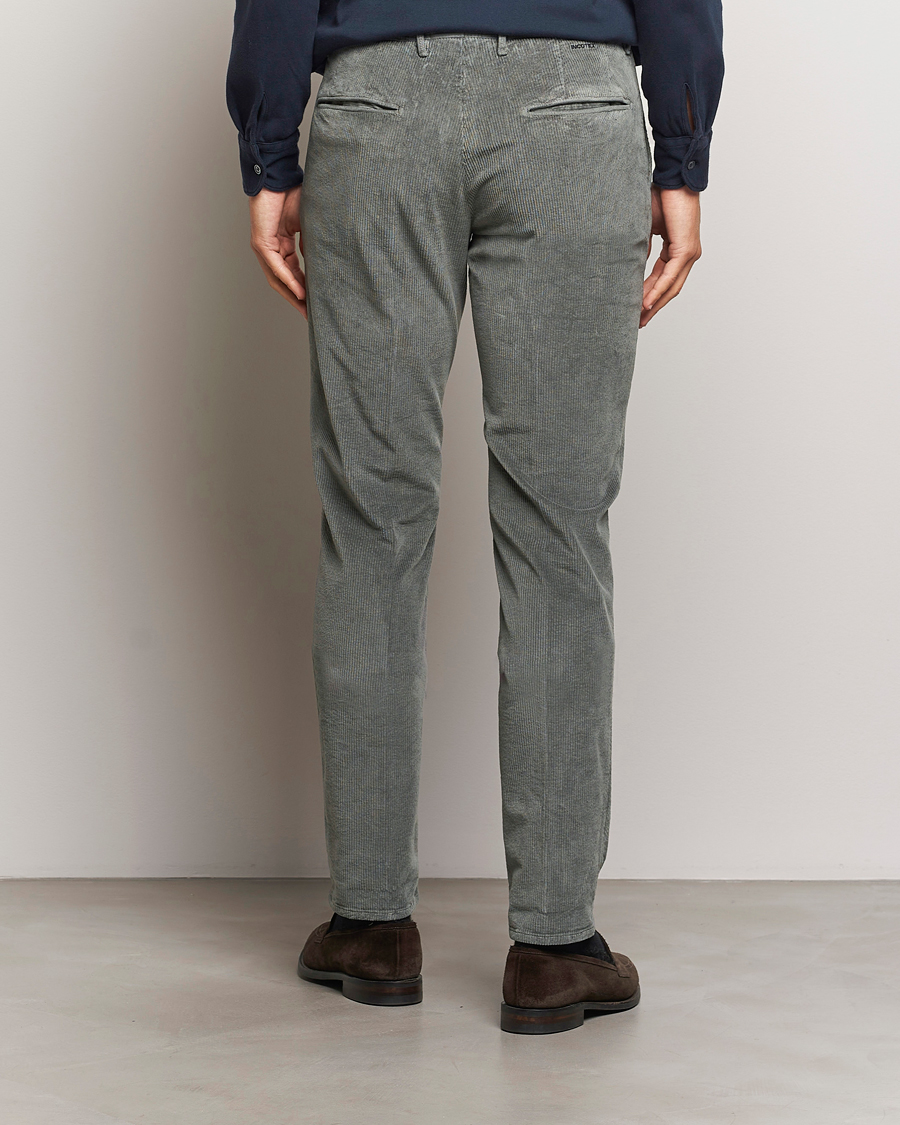 Herren | Hosen | Incotex | Slim Fit Leisure Cord Slacks Grey