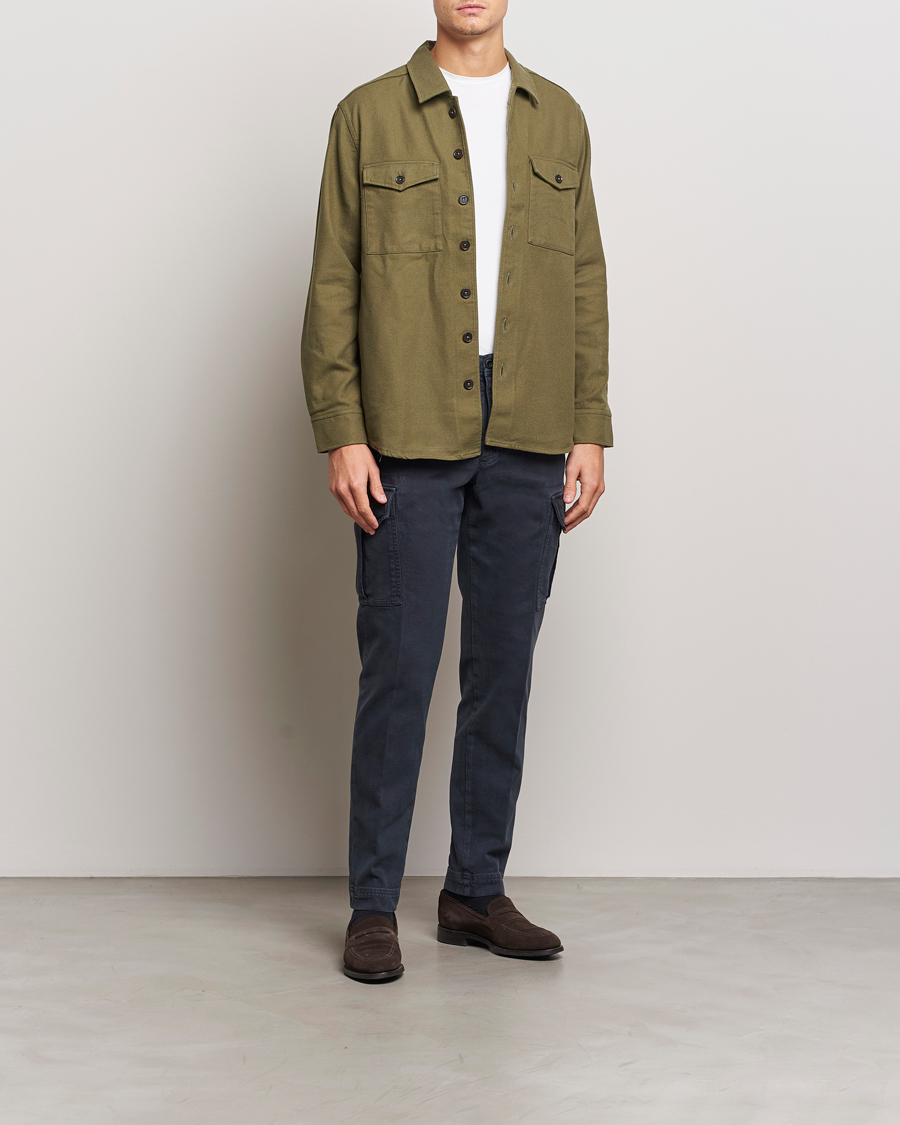 Herren | Hosen | Incotex | Slim Fit Cargo Pants Navy