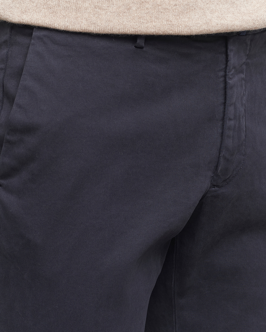 Herren | Hosen | Incotex | Slim Fit Cotton Stretch Chinos Navy