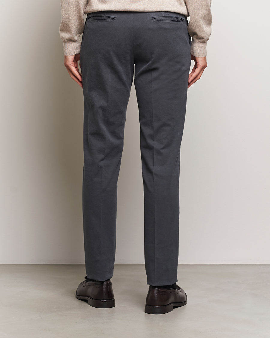 Herren | Hosen | Incotex | Slim Fit Cotton Stretch Chinos Dark Grey