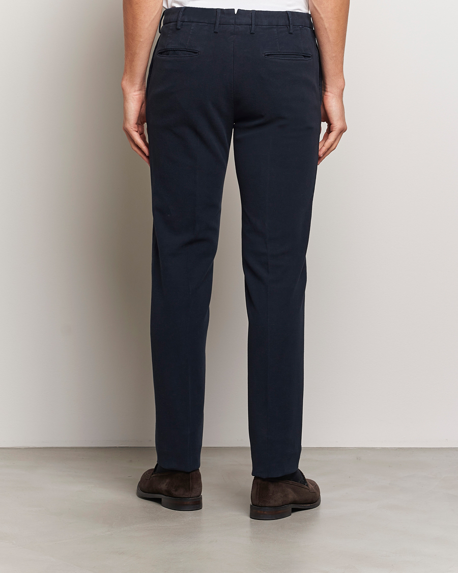 Herren | Hosen | Incotex | Slim Fit Luxury Moleskine Trousers Navy