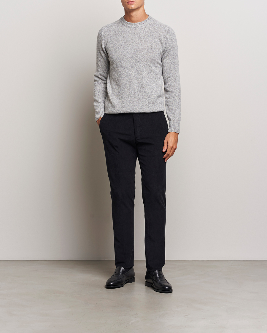 Herren | Hosen | Incotex | Slim Fit Baby Corduroy Trousers Navy