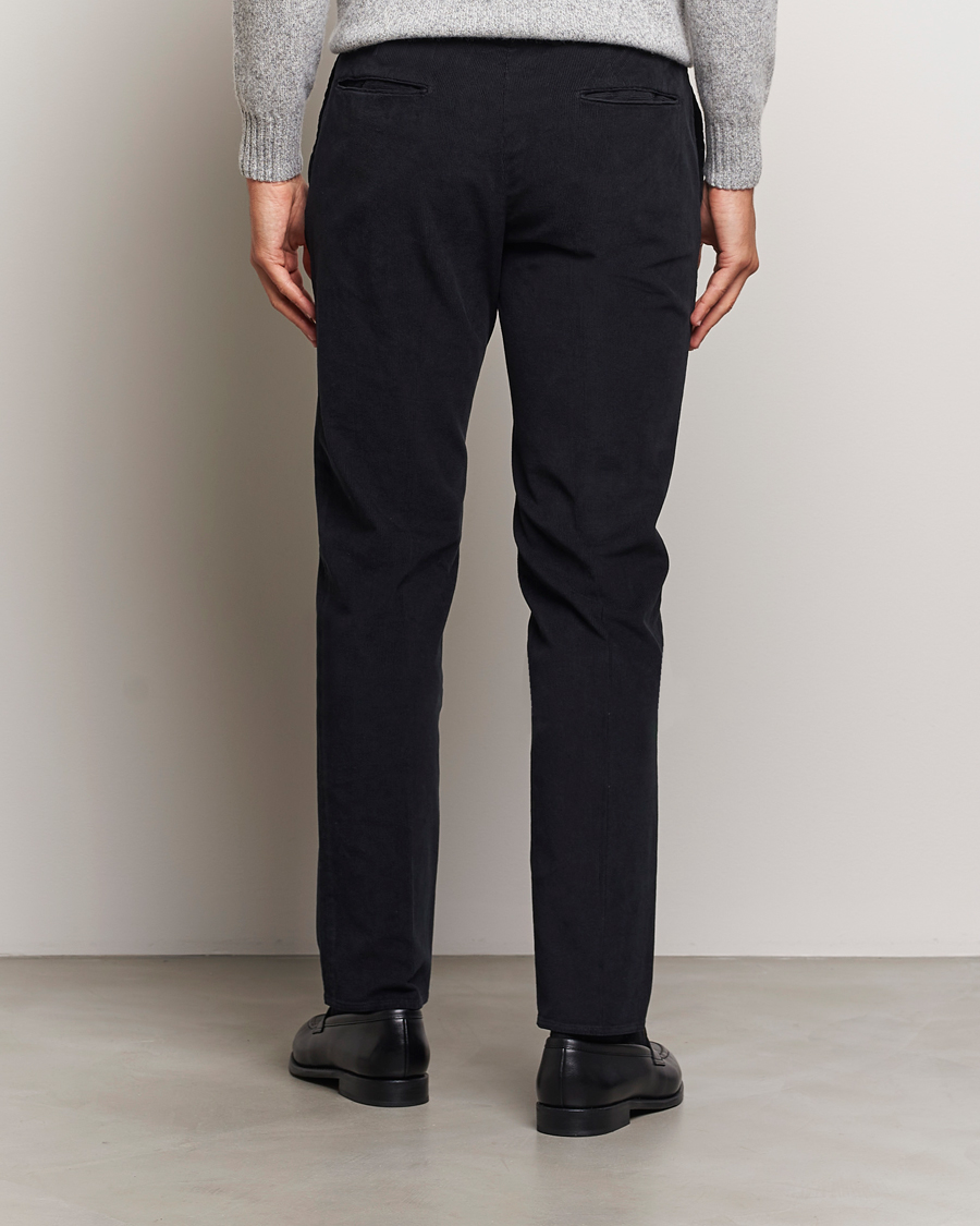 Herren | Hosen | Incotex | Slim Fit Baby Corduroy Trousers Navy