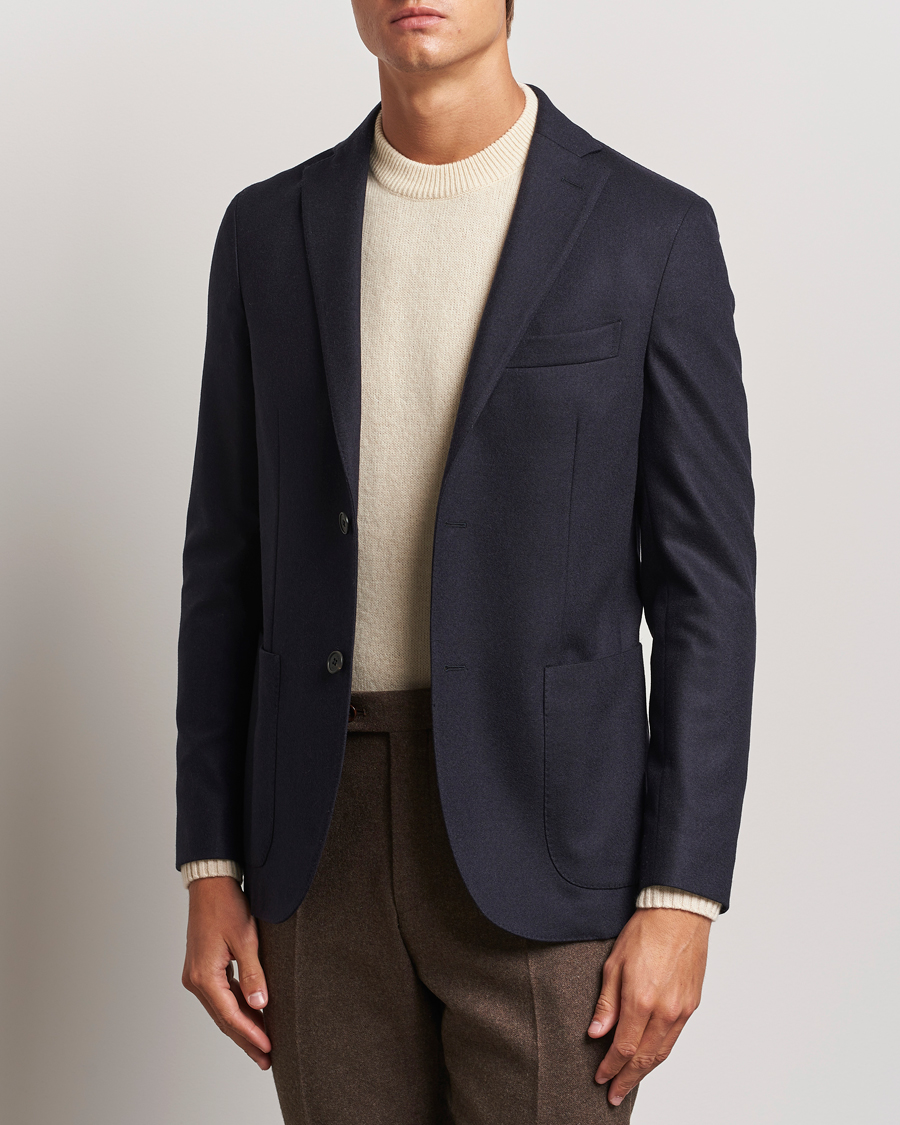 Herren | Sakkos | Incotex | Wool/Cashmere Blazer Navy