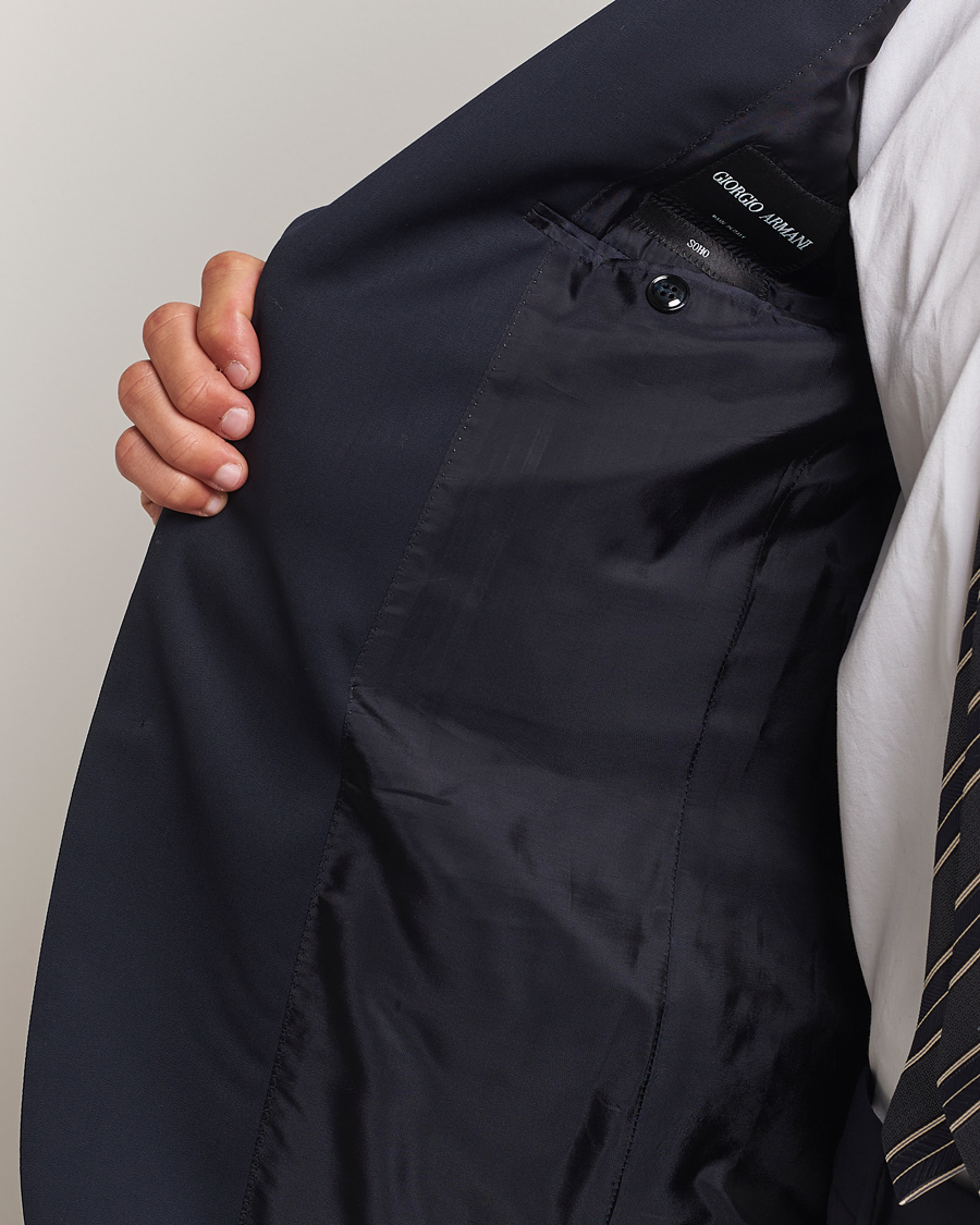 Herren | Anzüge | Giorgio Armani | Soho Virgin Wool Suit Navy