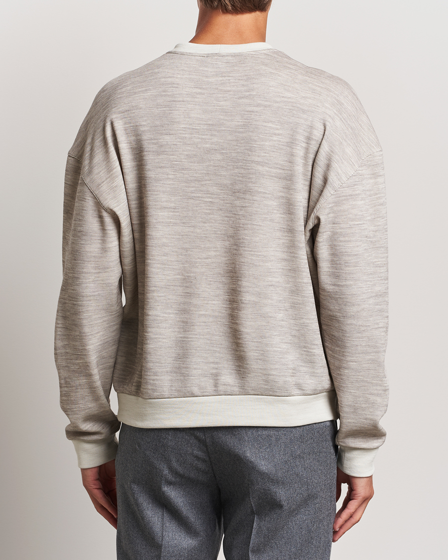 Herren | Pullover | Giorgio Armani | Light Wool Crew Neck Light Beige
