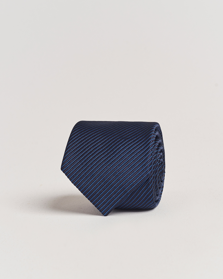 Herren | Giorgio Armani Jacquard Twill Silk Tie Navy | Giorgio Armani | Jacquard Twill Silk Tie Navy