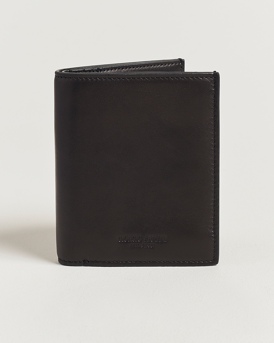 Herren | Giorgio Armani Nappa Leather Wallet Black | Giorgio Armani | Nappa Leather Wallet Black