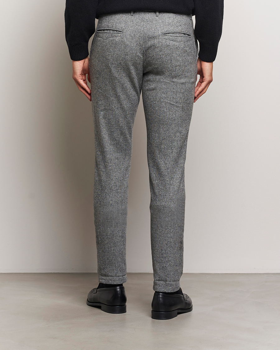 Herren | Hosen | Incotex | Slim Fit Washed Wool Stretch Slacks Light Grey