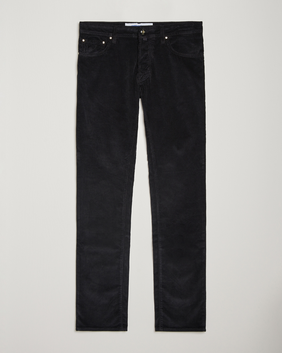 Herren | Hosen | Jacob Cohën | Bard 5-Pocket Medium Corduroy Trousers Black