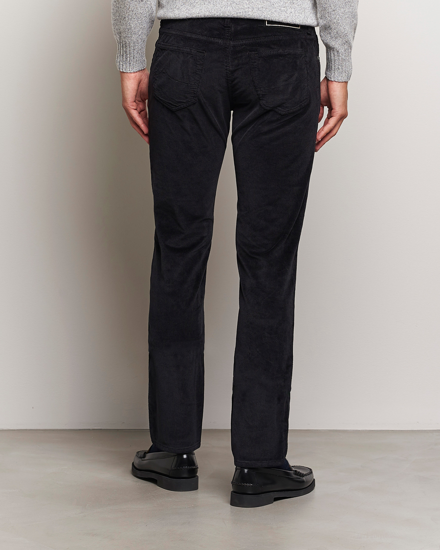 Herren | Hosen | Jacob Cohën | Bard 5-Pocket Medium Corduroy Trousers Black