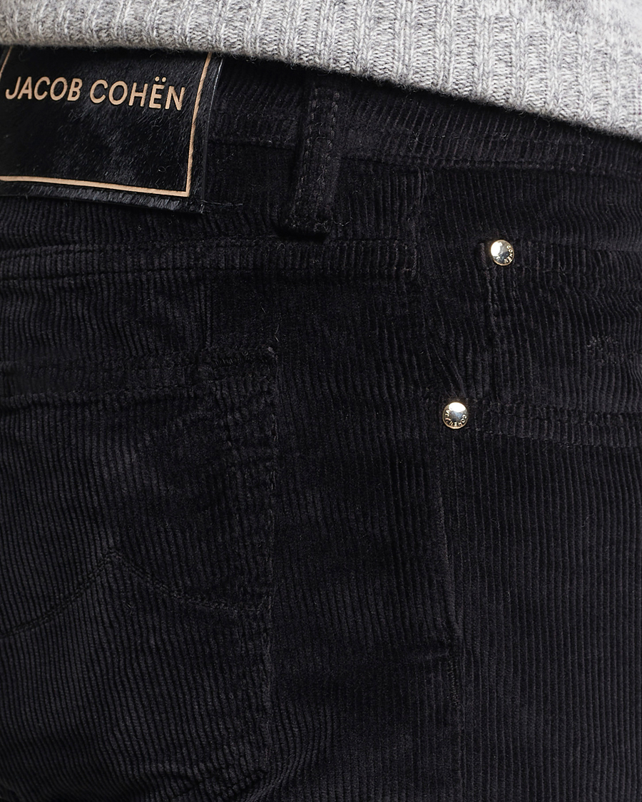 Herren | Hosen | Jacob Cohën | Bard 5-Pocket Medium Corduroy Trousers Black