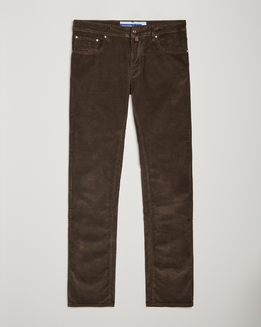 Herren | Hosen | Jacob Cohën | Bard 5-Pocket Medium Corduroy Trousers Brown