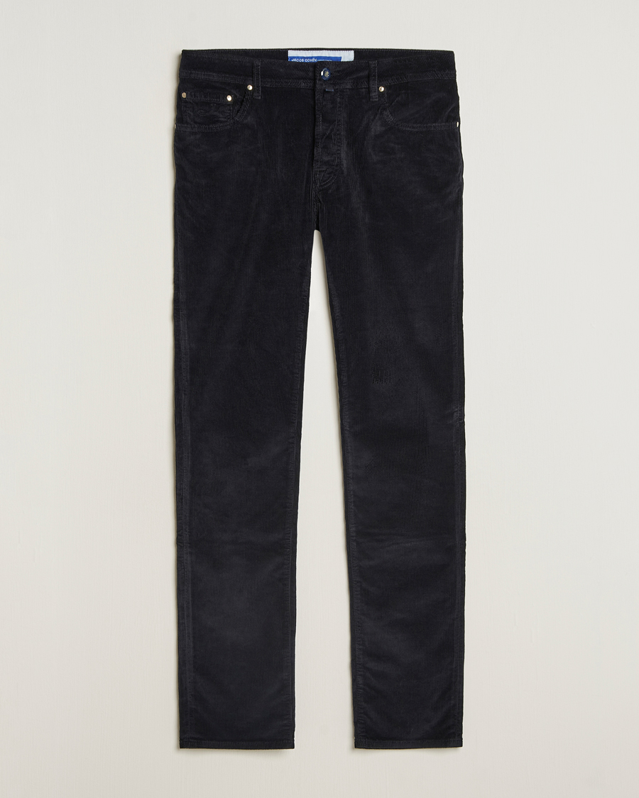Herren | Hosen | Jacob Cohën | Bard 5-Pocket Medium Corduroy Trousers Navy