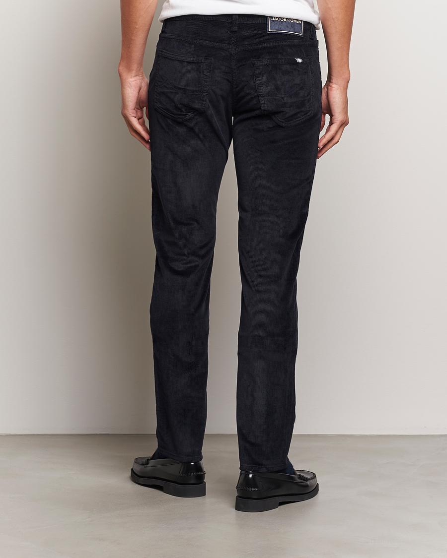 Herren | Hosen | Jacob Cohën | Bard 5-Pocket Medium Corduroy Trousers Navy