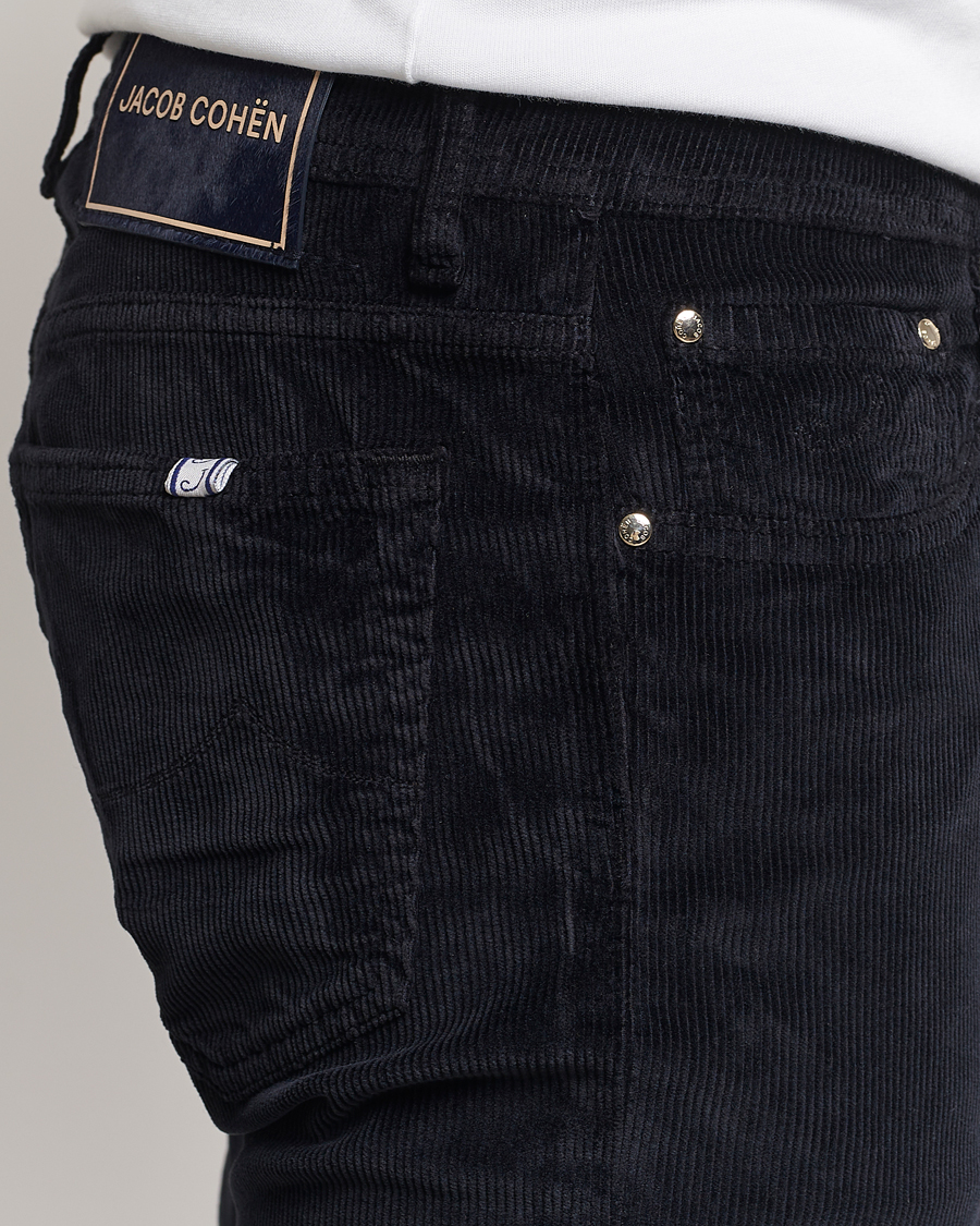 Herren | Hosen | Jacob Cohën | Bard 5-Pocket Medium Corduroy Trousers Navy