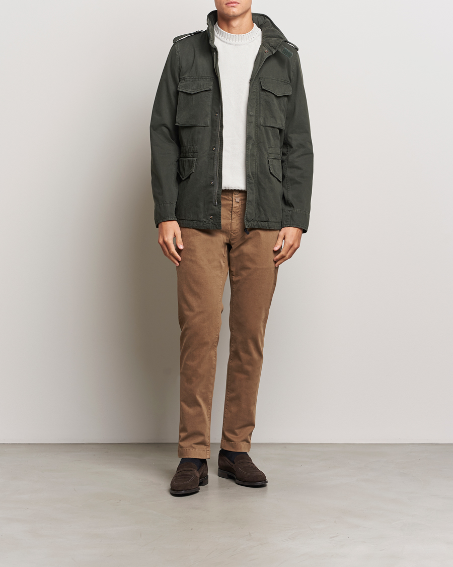 Herren | Hosen | Jacob Cohën | Bobby Cotton Chinos Beige