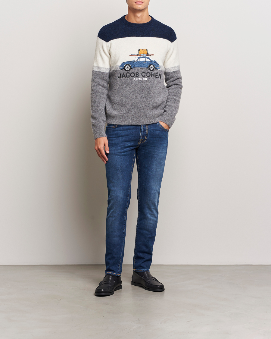 Herren | Jeans | Jacob Cohën | Nick Limited Edition Slim Fit Jeans Mid Blue