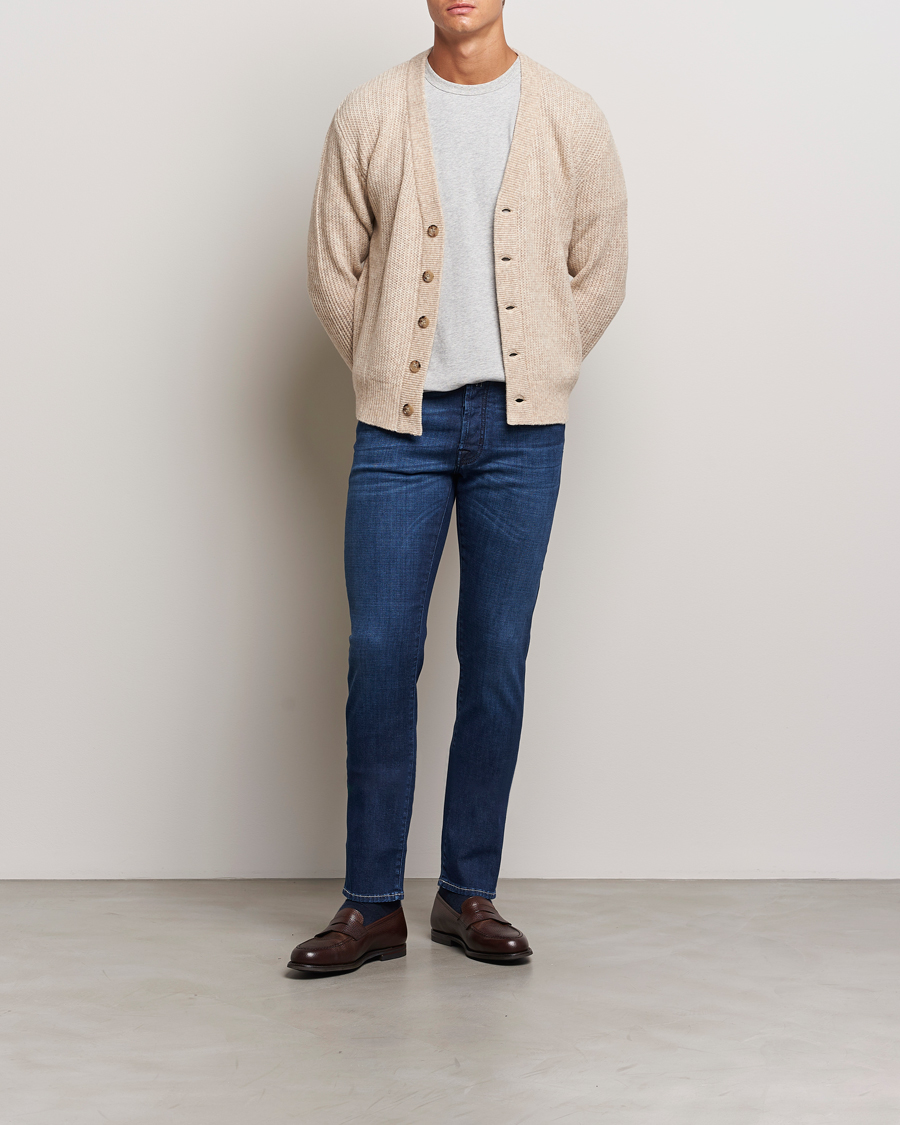 Herren | Jeans | Jacob Cohën | Bard Paris Slim Fit Stretch Jeans Blue