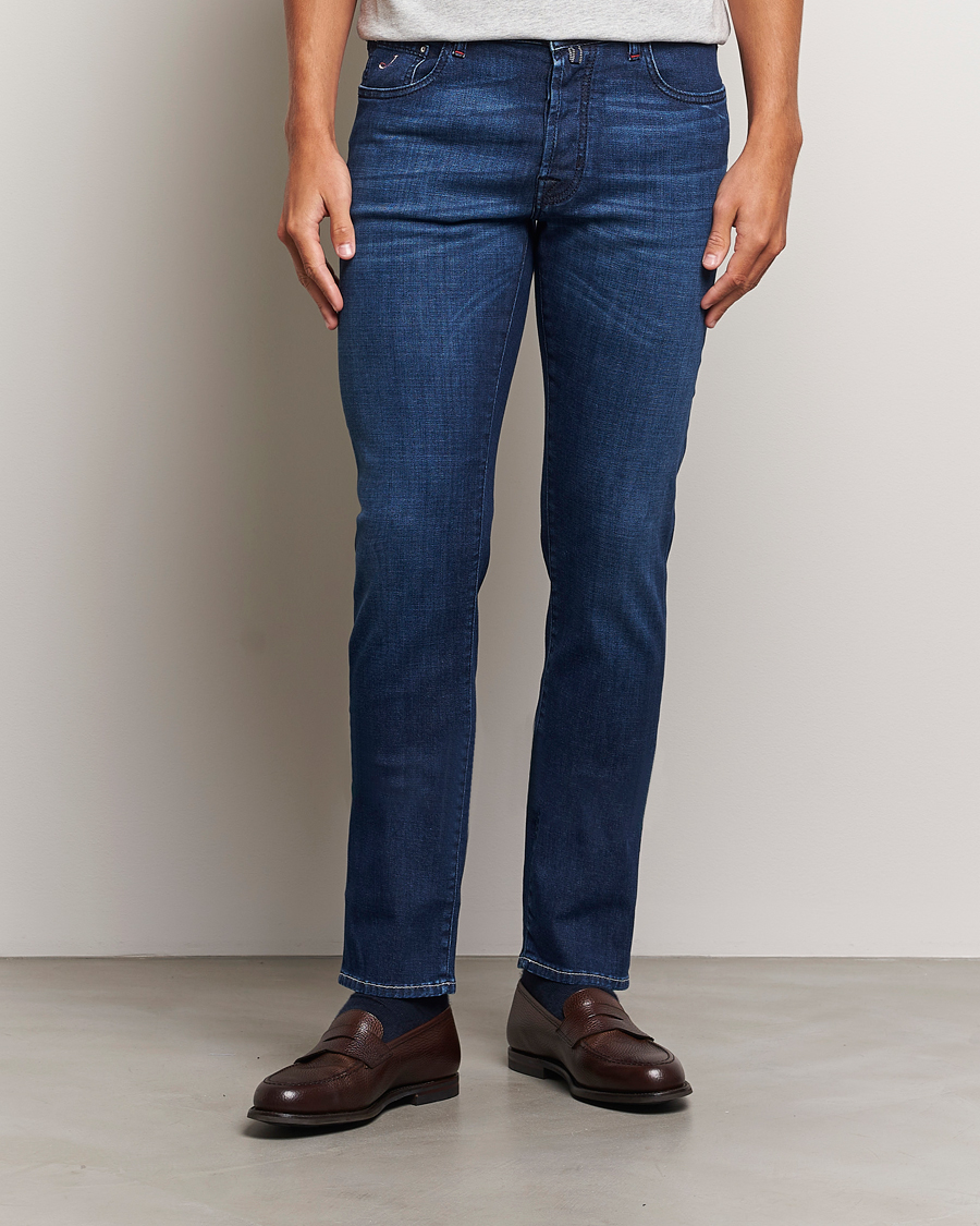 Herren | Jeans | Jacob Cohën | Bard Paris Slim Fit Stretch Jeans Blue