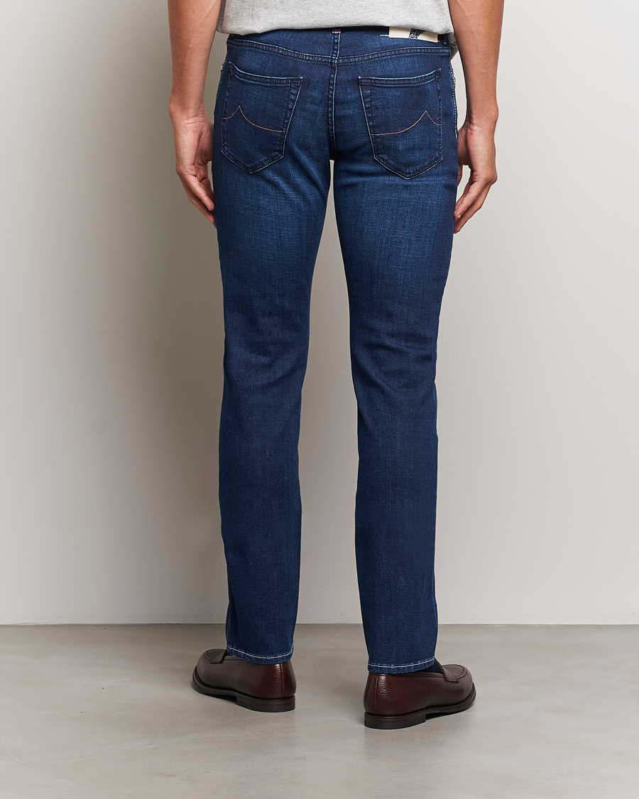 Herren | Jeans | Jacob Cohën | Bard Paris Slim Fit Stretch Jeans Blue