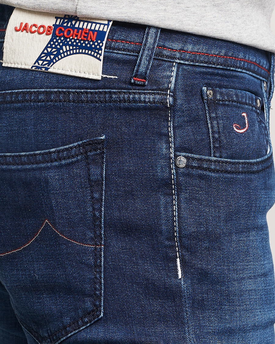Herren | Jeans | Jacob Cohën | Bard Paris Slim Fit Stretch Jeans Blue