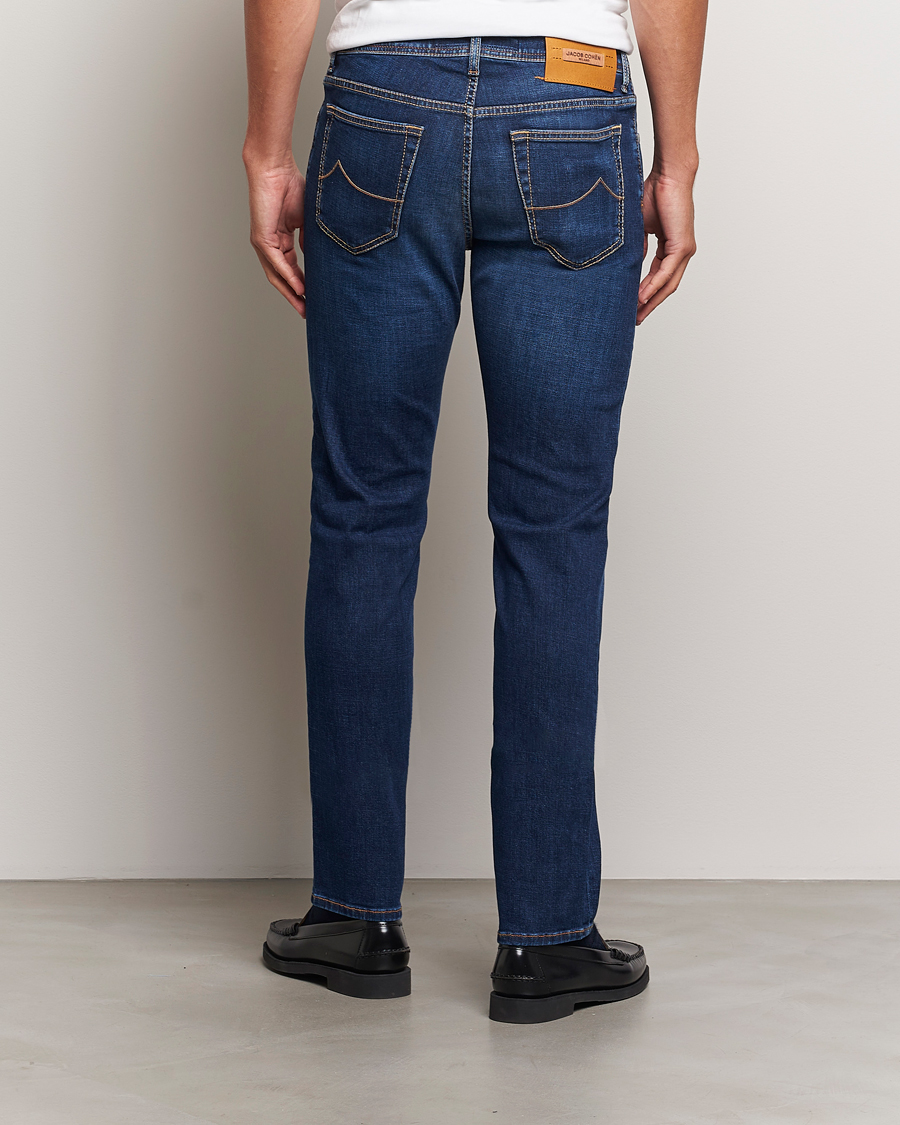 Herren | Jeans | Jacob Cohën | Bard Slim Fit Stretch Jeans Mid Blue