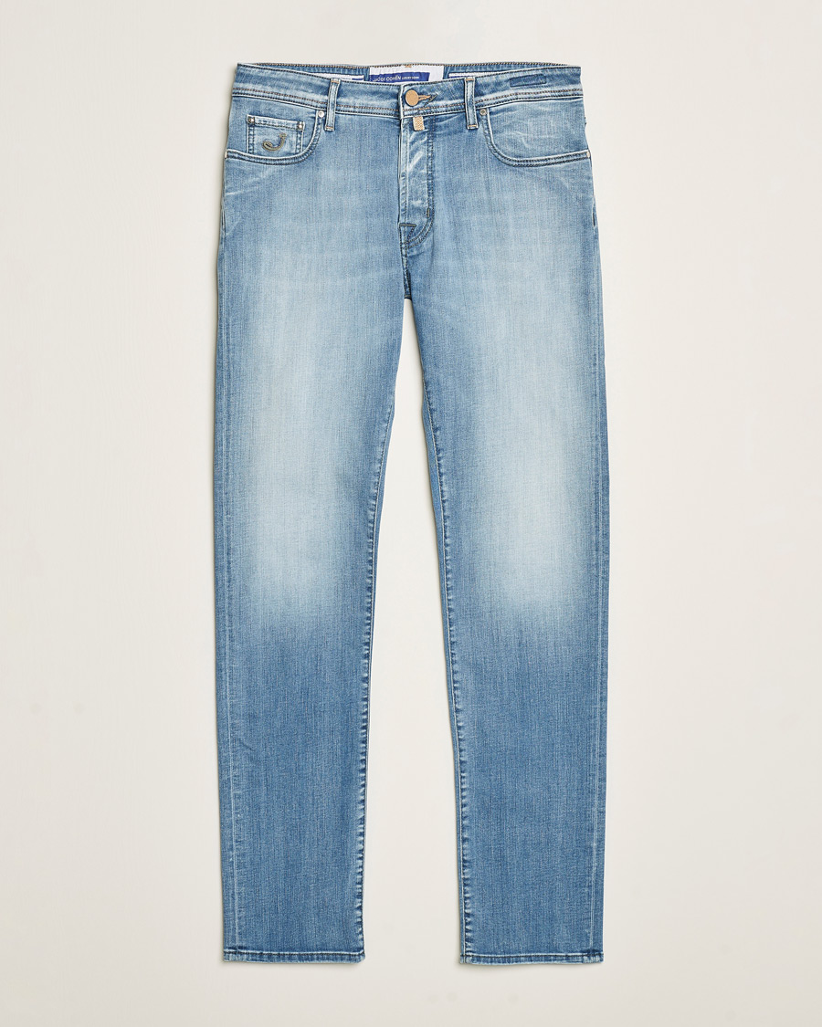 Herren | Jeans | Jacob Cohën | Bard Slim Fit Streatch Jeans Light Blue
