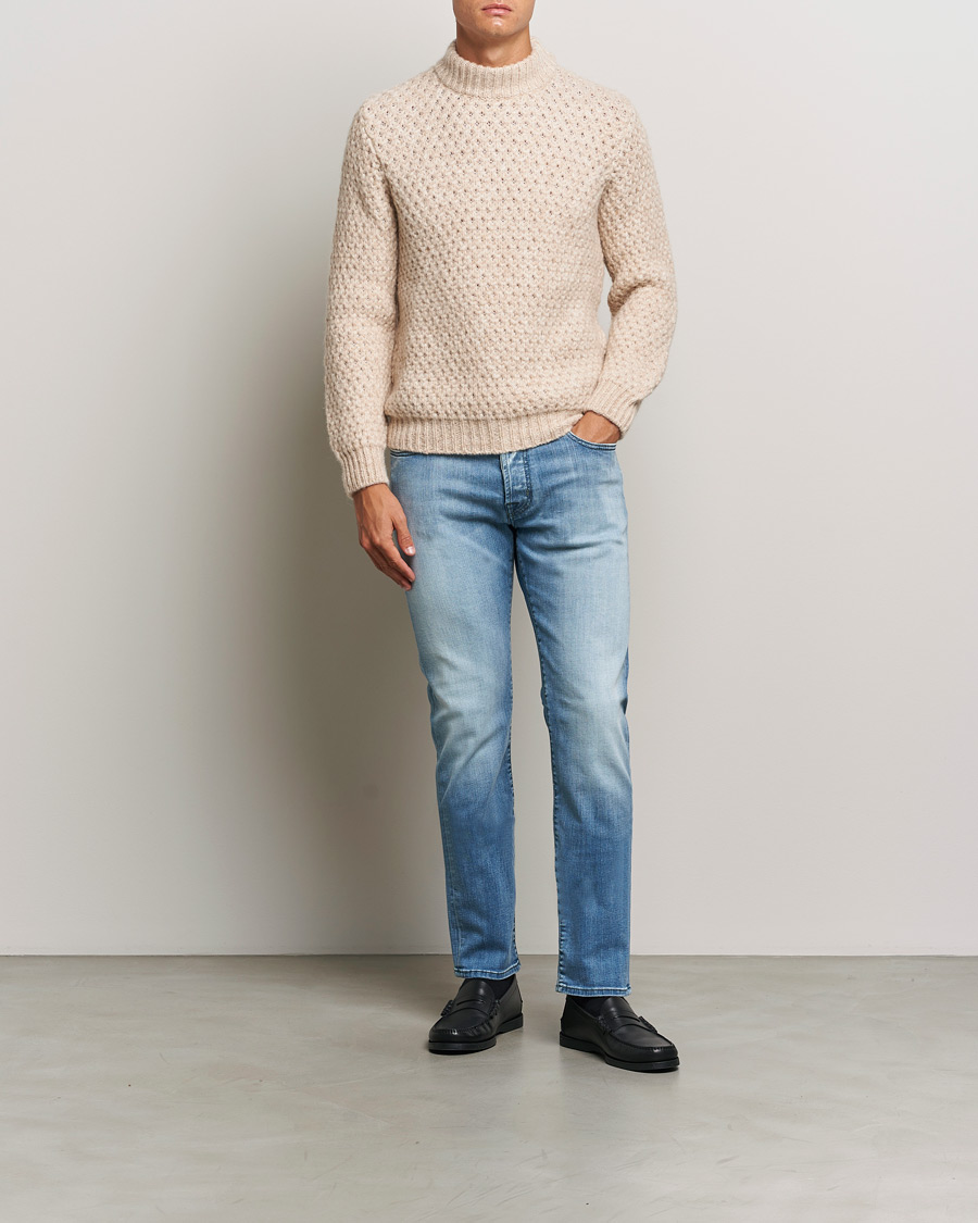 Herren | Jeans | Jacob Cohën | Bard Slim Fit Streatch Jeans Light Blue