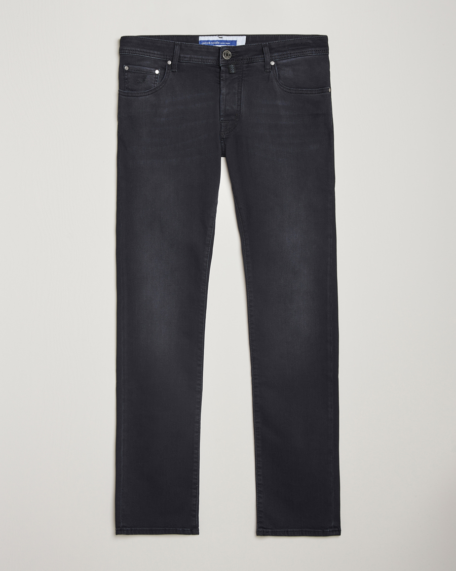 Herren | Jeans | Jacob Cohën | Nick Slim Fit Stretch Jeans Grey