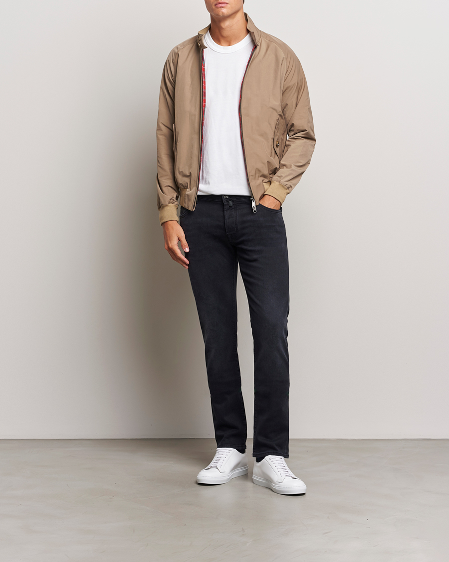 Herren | Jeans | Jacob Cohën | Nick Slim Fit Stretch Jeans Grey