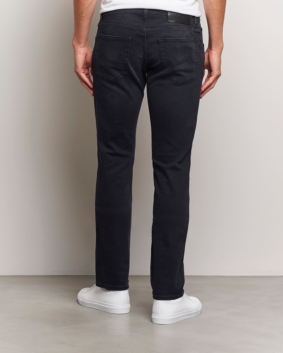 Herren | Jeans | Jacob Cohën | Nick Slim Fit Stretch Jeans Grey