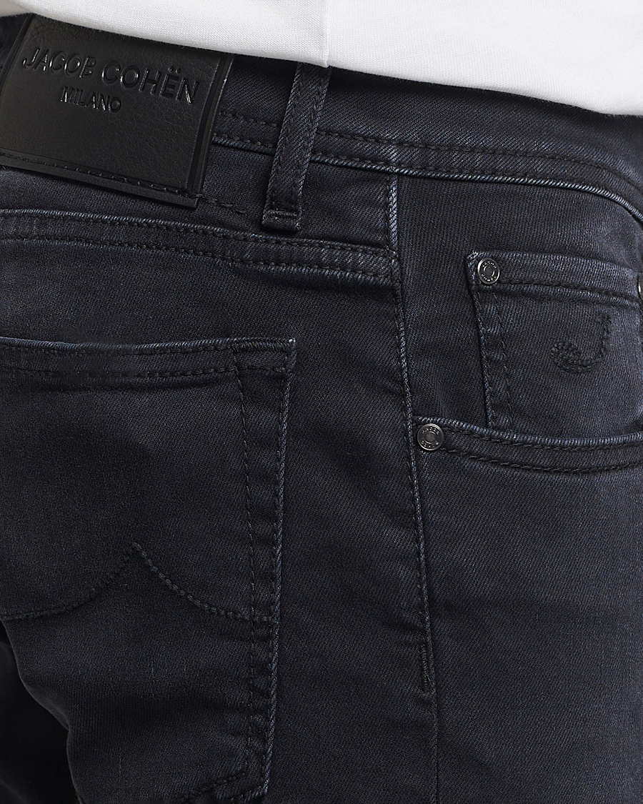 Herren | Jeans | Jacob Cohën | Nick Slim Fit Stretch Jeans Grey