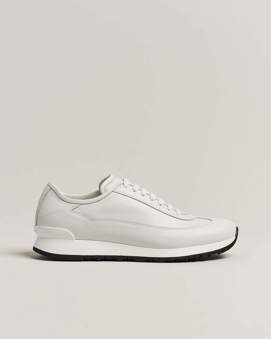 Herren | John Lobb Foundry Running Sneakers White Calf | John Lobb | Foundry Running Sneakers White Calf