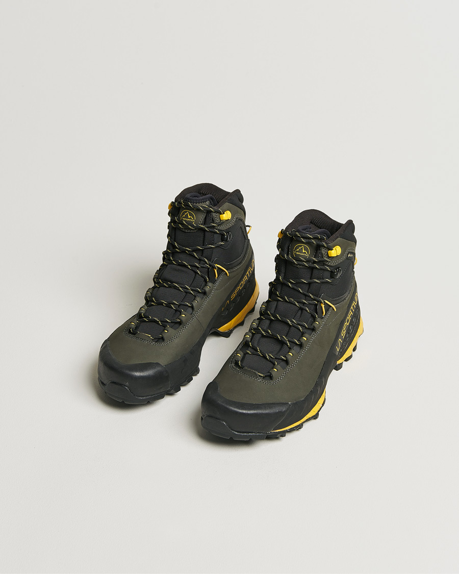 Herren | La Sportiva TX5 Mid GTX Hiking Boots Carbon/Yellow | La Sportiva | TX5 Mid GTX Hiking Boots Carbon/Yellow