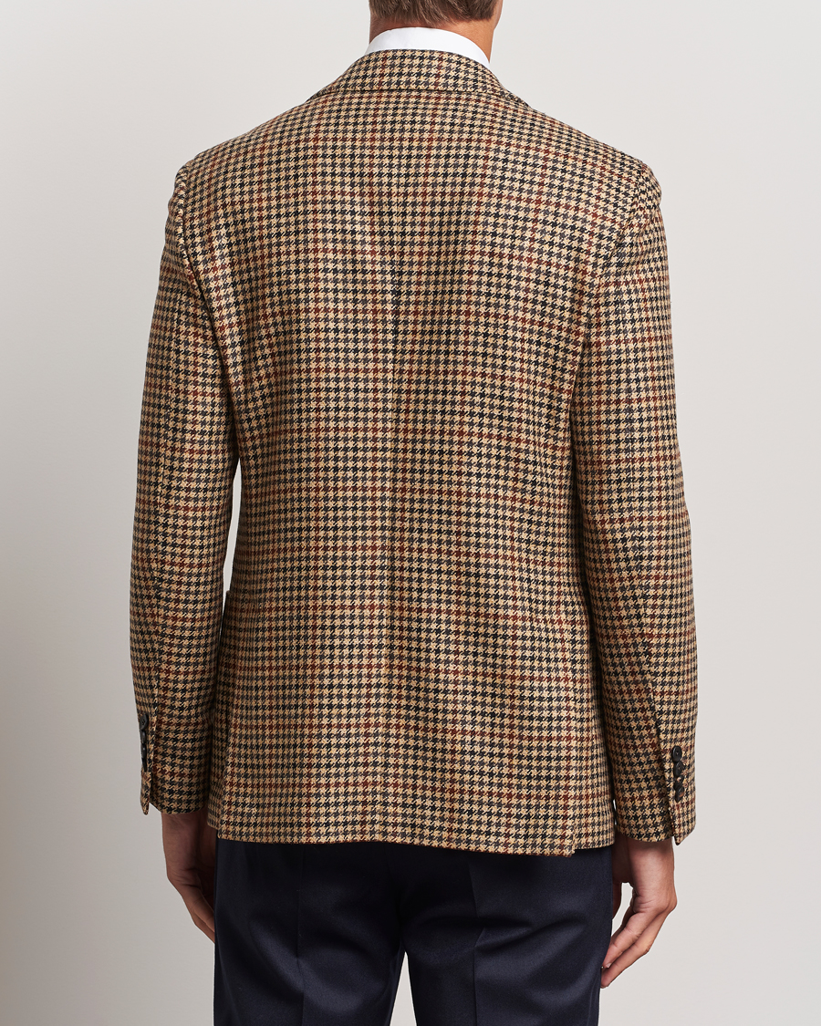 Herren | Sakkos | Lardini | Checked Wool/Cashmere Blazer Beige/Brown