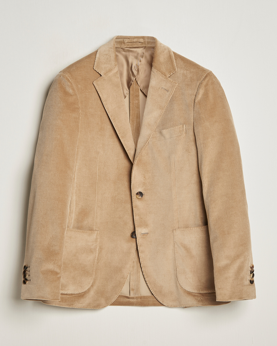 Herren | Sakkos | Lardini | Corduroy Blazer Beige