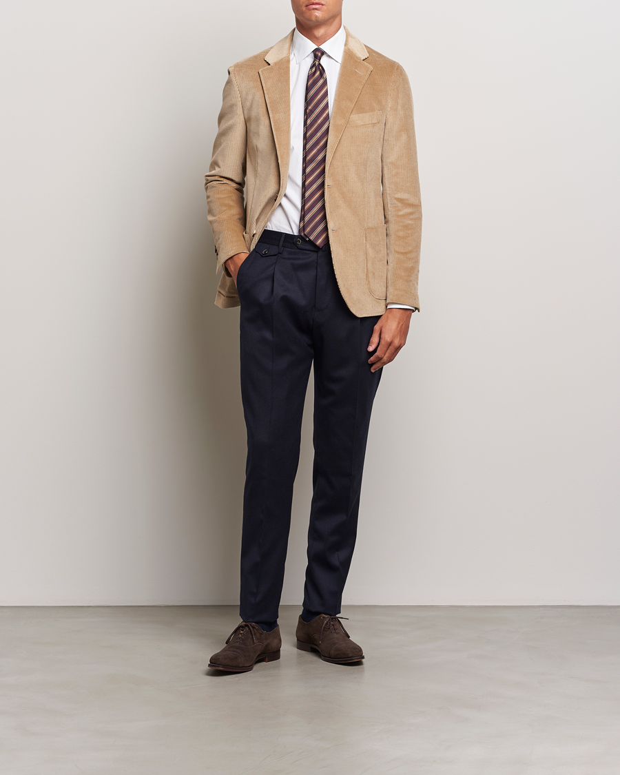 Herren | Sakkos | Lardini | Corduroy Blazer Beige