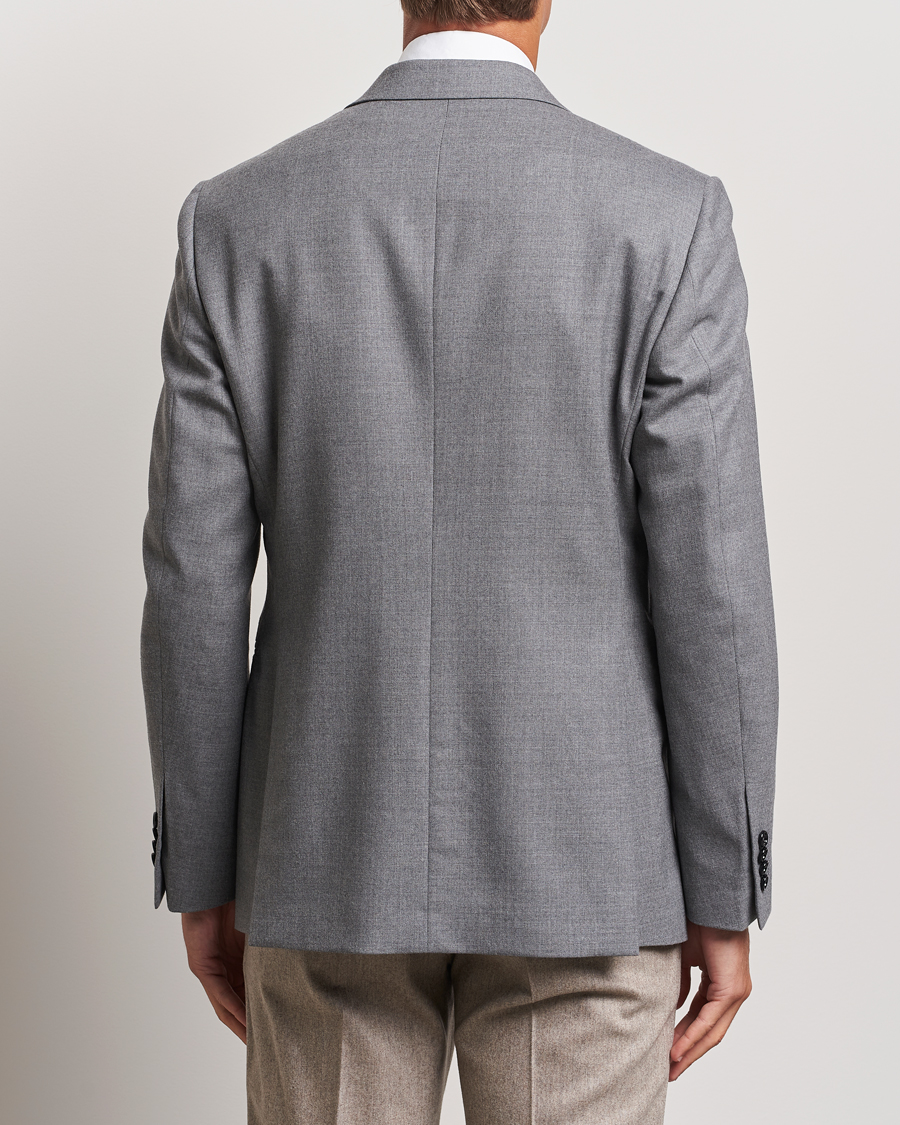 Herren | Sakkos | Lardini | Wool Flannel Blazer Light Grey