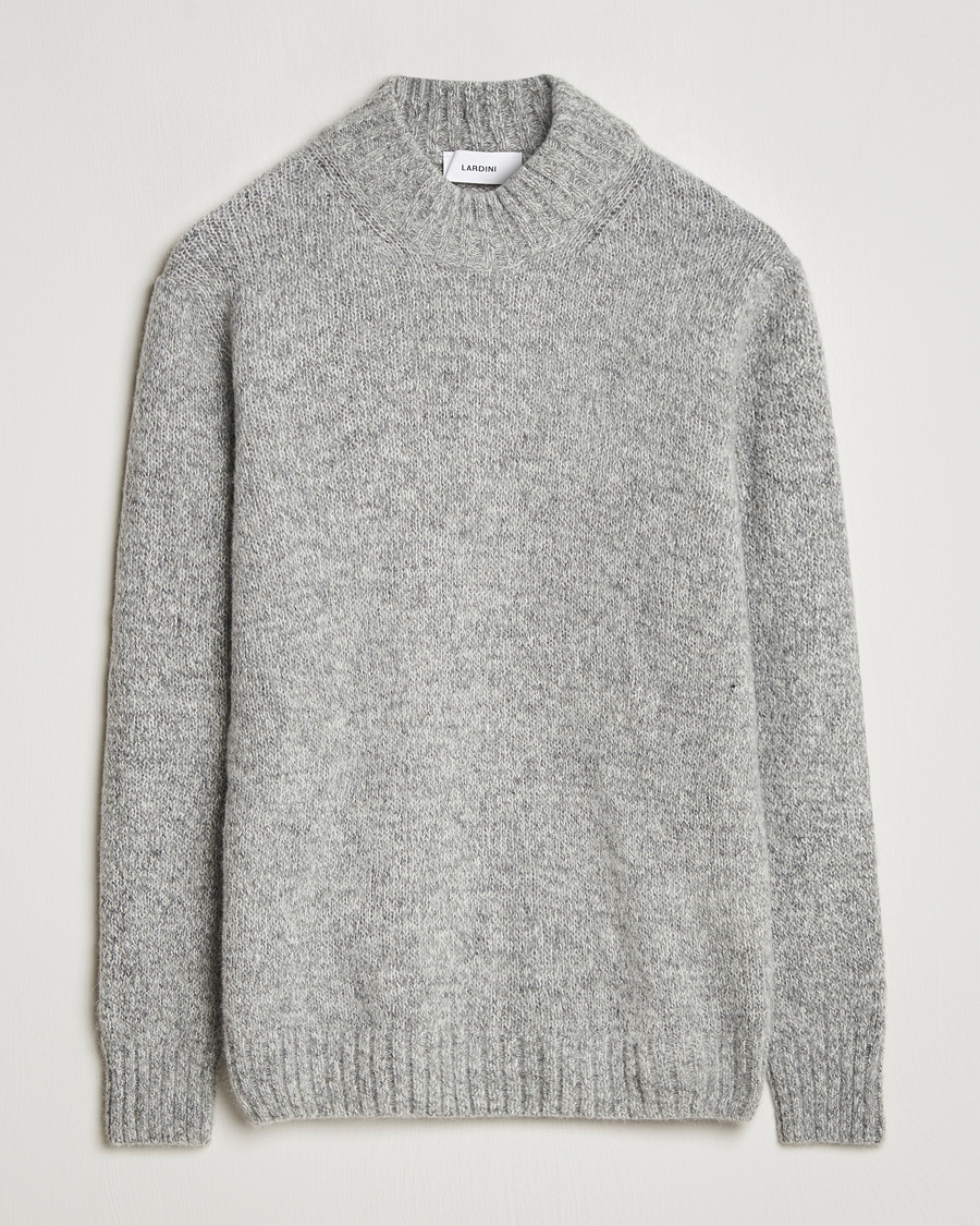 Herren | Pullover | Lardini | Wool/Alpaca Knitted Sweater Grey