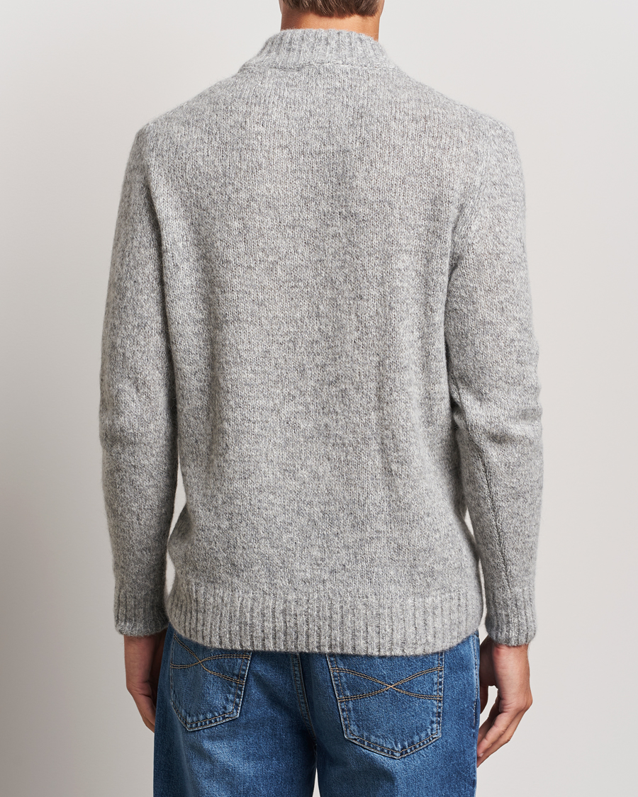 Herren | Pullover | Lardini | Wool/Alpaca Knitted Sweater Grey
