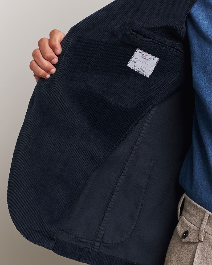 Herren | Sakkos | L.B.M. 1911 | Jack Corduroy Blazer Navy
