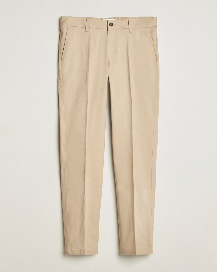 Herren | Hosen | LES DEUX | Como Reg Cotton Pants Dark Sand