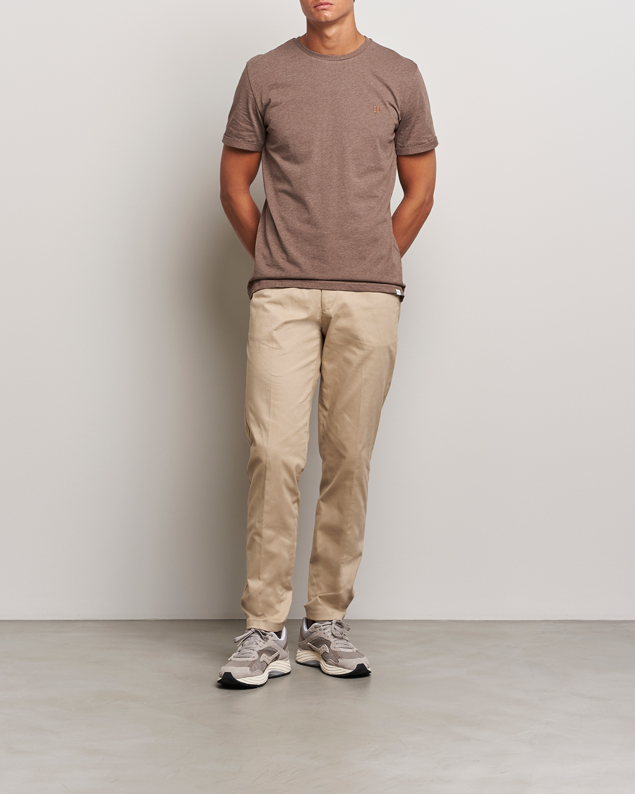 Herren | Hosen | LES DEUX | Como Reg Cotton Pants Dark Sand